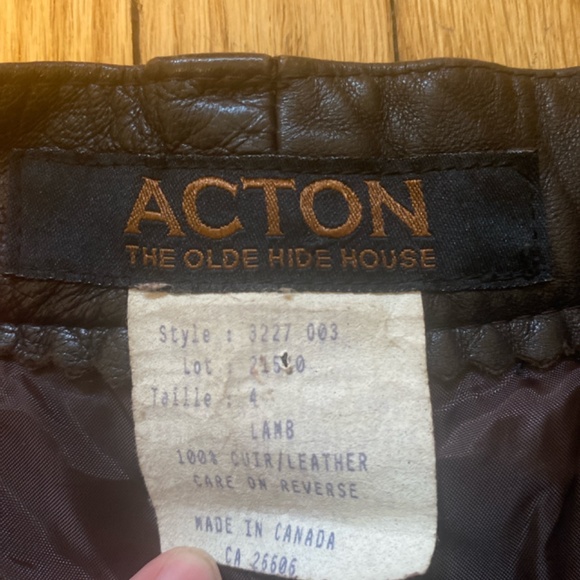 The Olde Hide House Vintage Women’s Straight Leg Leather Pants - Picture 3 of 5